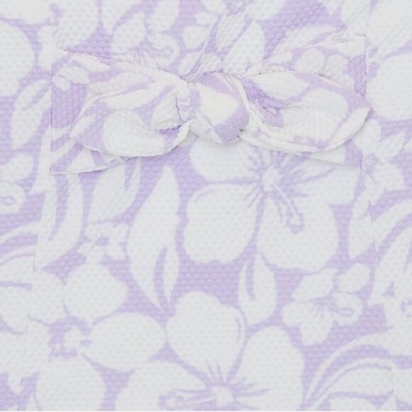 Girls Yellow Floral & Hibiscus Bathing Suit Swimsuit 1-Piece 2-Pack Size XS 4/5 - Picture 7 of 7